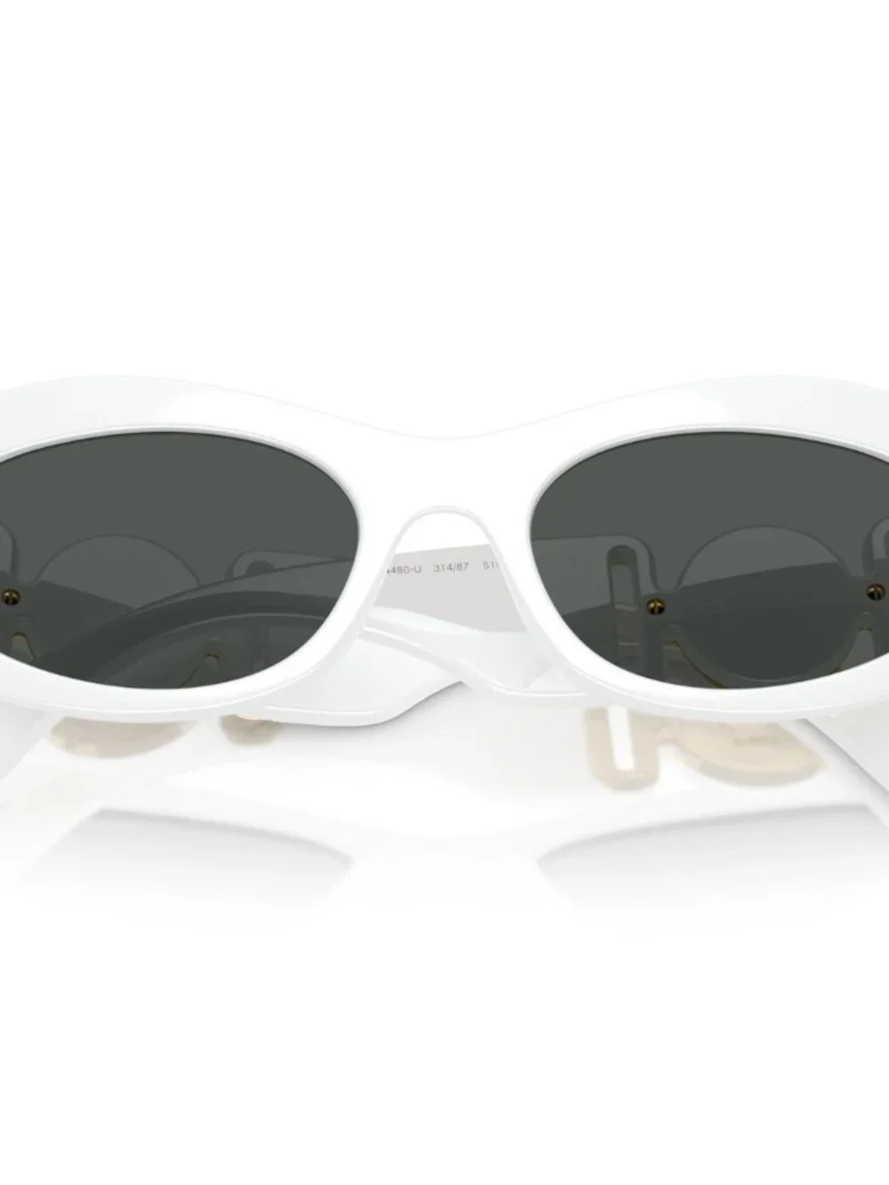 NEW VERSACE VE4480U 314/87 WHITE GREY SUNGLASSES 51-18-140 AUTHENTIC - Picture 6 of 7